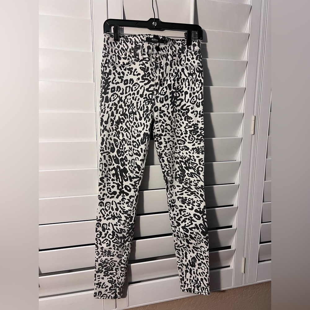 Hudson Jeans, size 27, animal print